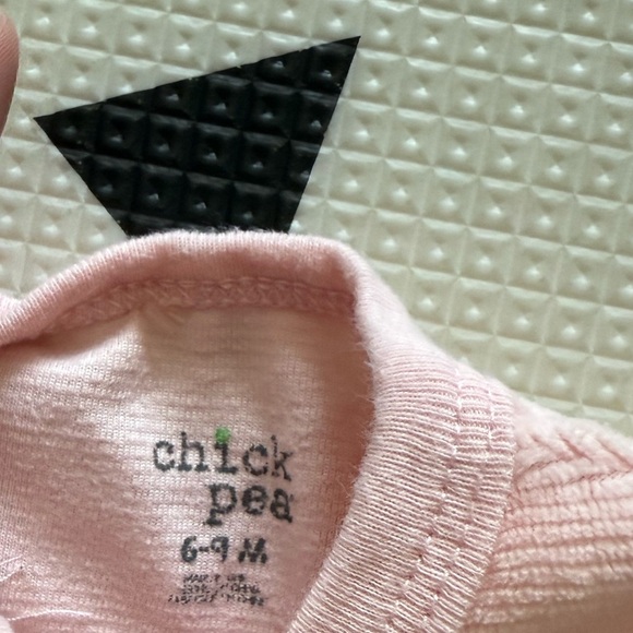 Chick Pea|Baby girl corduroy Pink long sleeve footsie pajamas w Floral Design••• - Picture 5 of 5